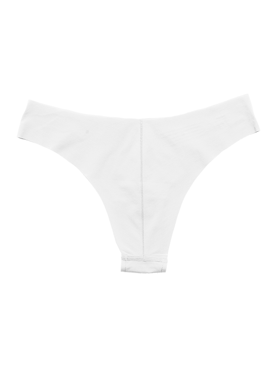Calcinha Biquíni Em Microfibra Nude Branco — foto 4