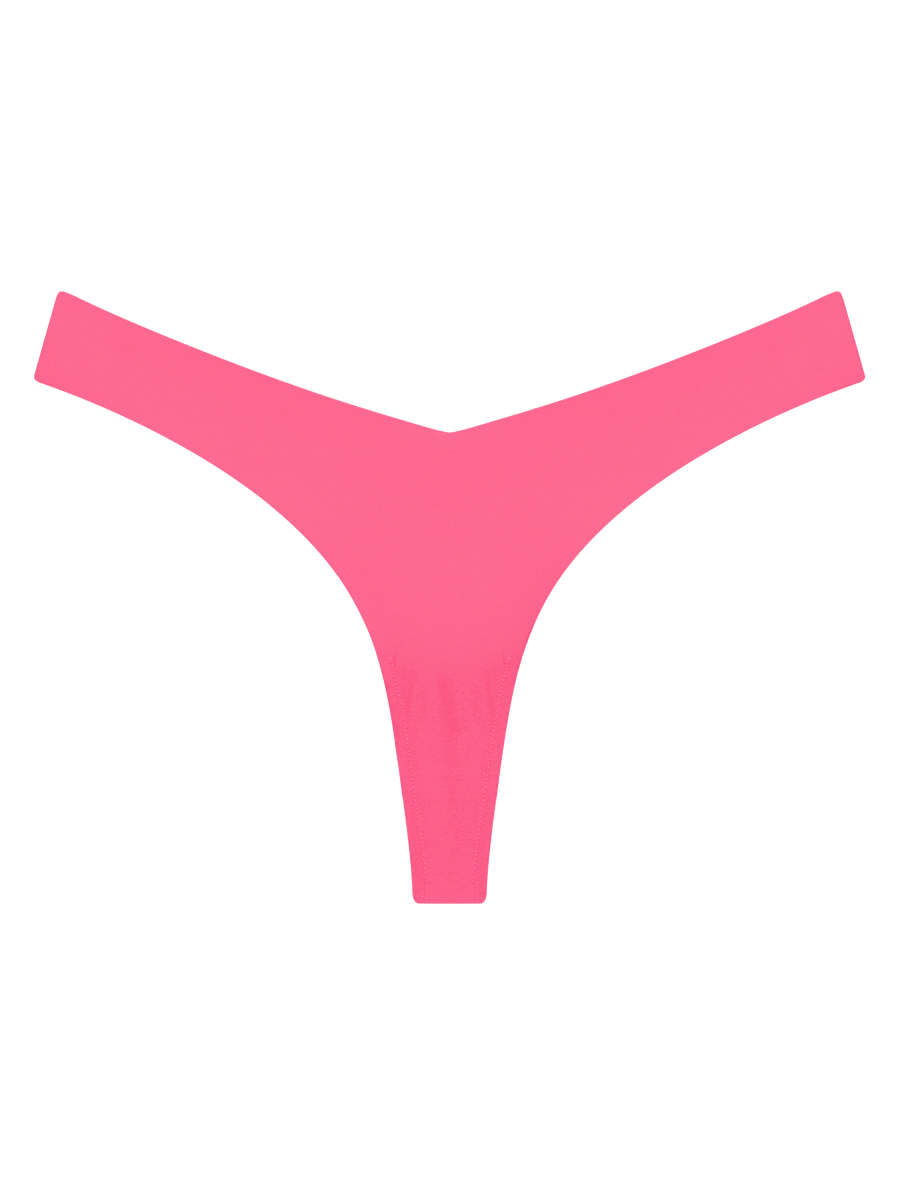 Calcinha Fio Dental Em Microfibra Nude Pink Tropical — foto 3