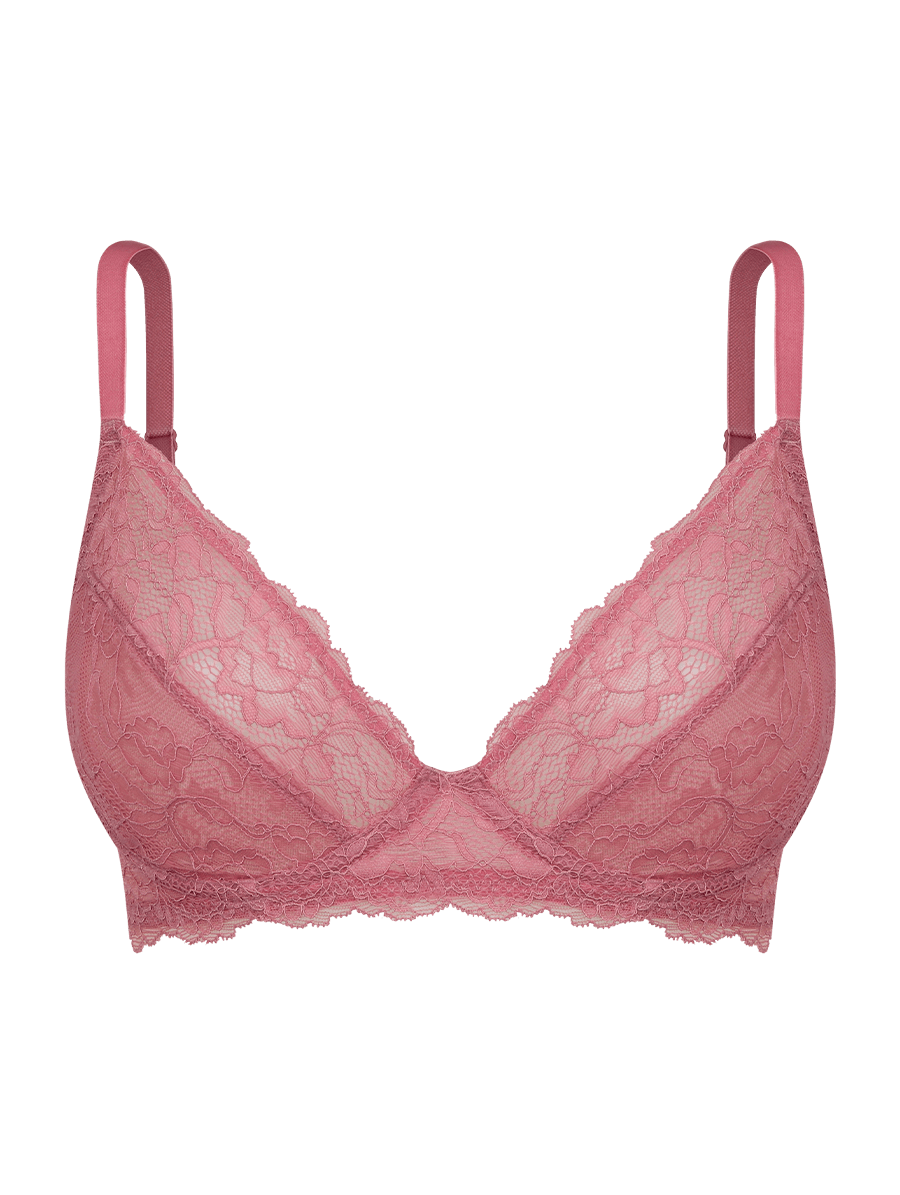 Sutiã Meia-taça Sem Bojo Com Aro Em Renda Na Sua Medida – Taça Rosa Collant — foto 1