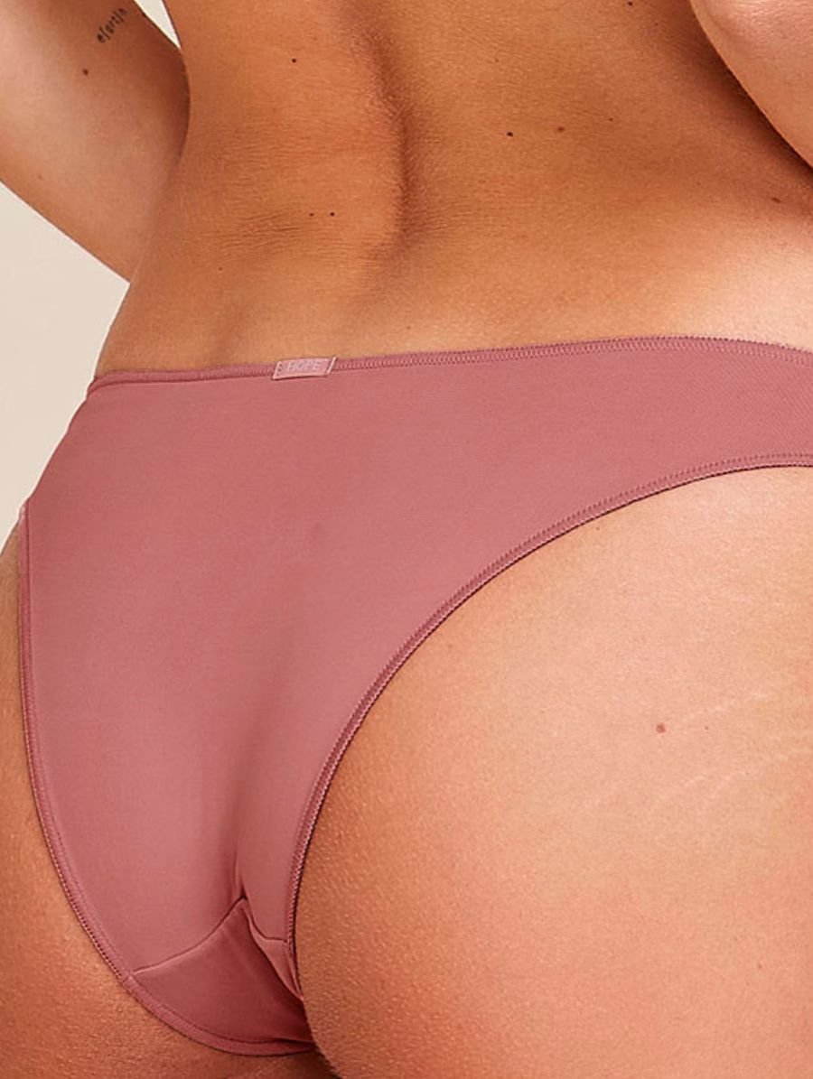 Calcinha Biquíni Acabamento Invisível Em Microfibra Rosa Collant — foto 4