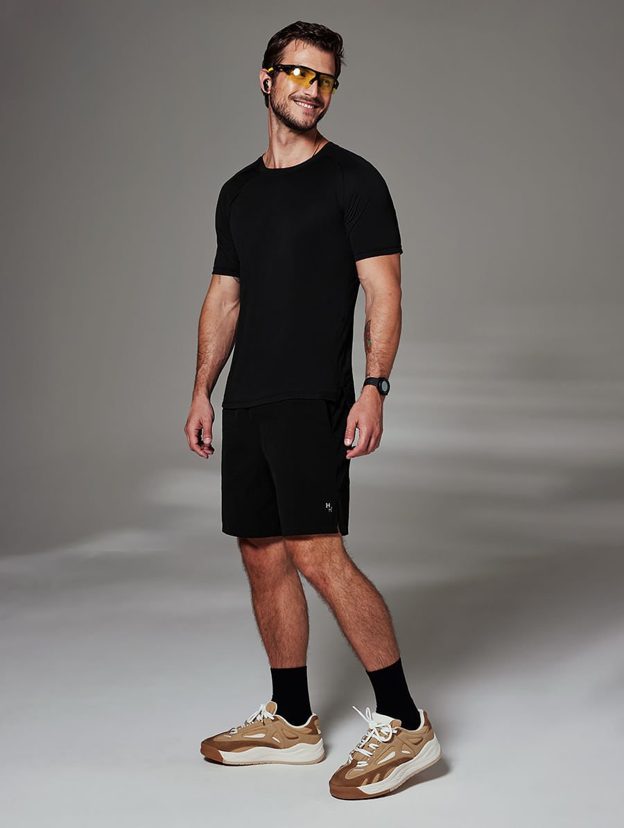Shorts Masculino Médio Preto — foto 1