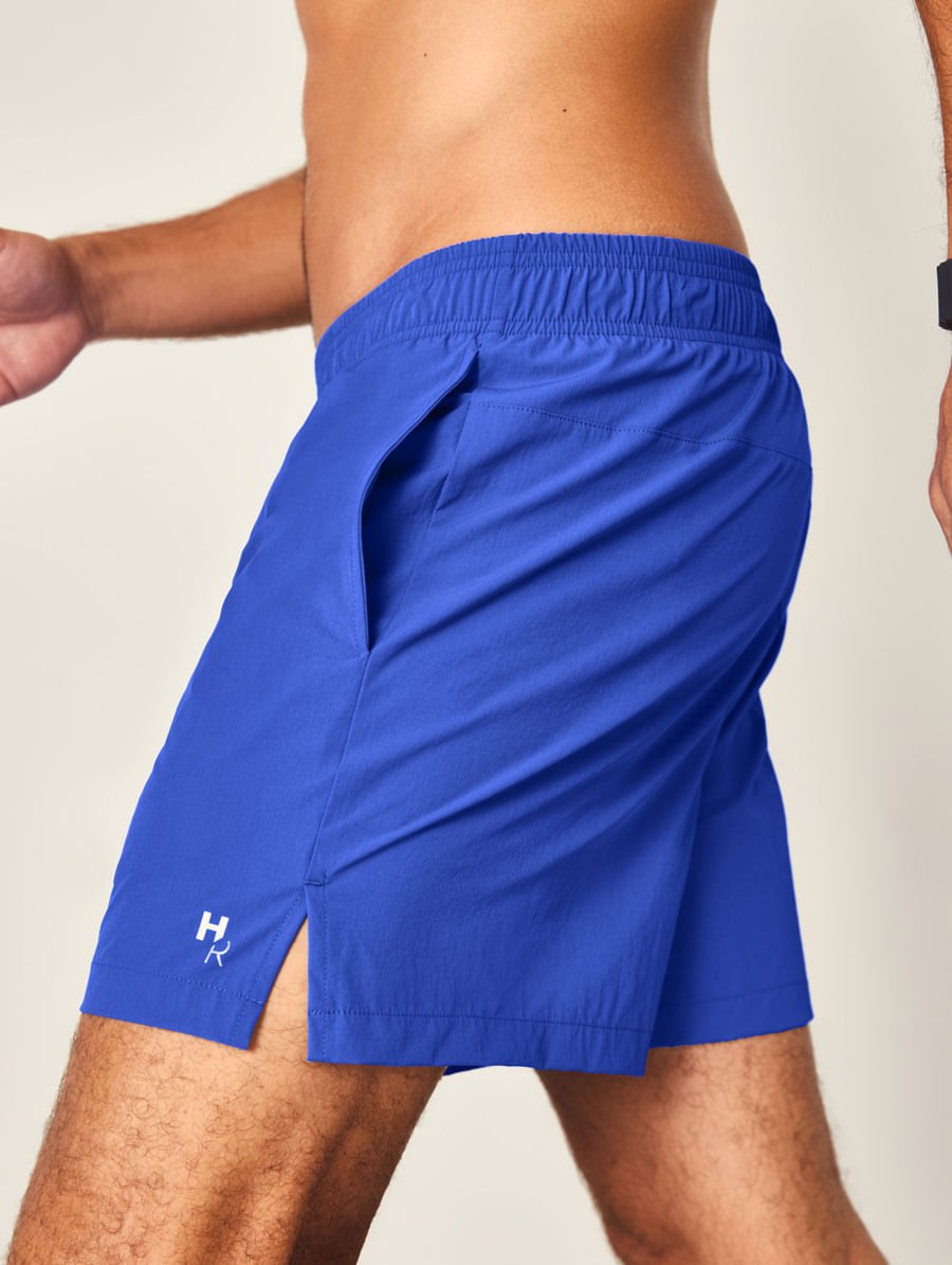 Shorts Masculino Curto Training Azul Agata — foto 4