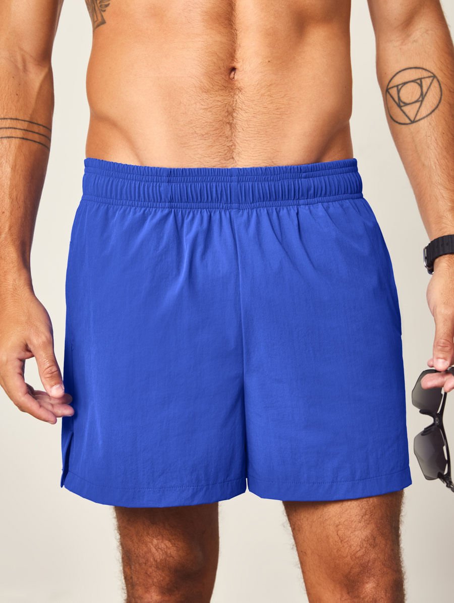 Shorts Masculino Curto Training Azul Agata — foto 5