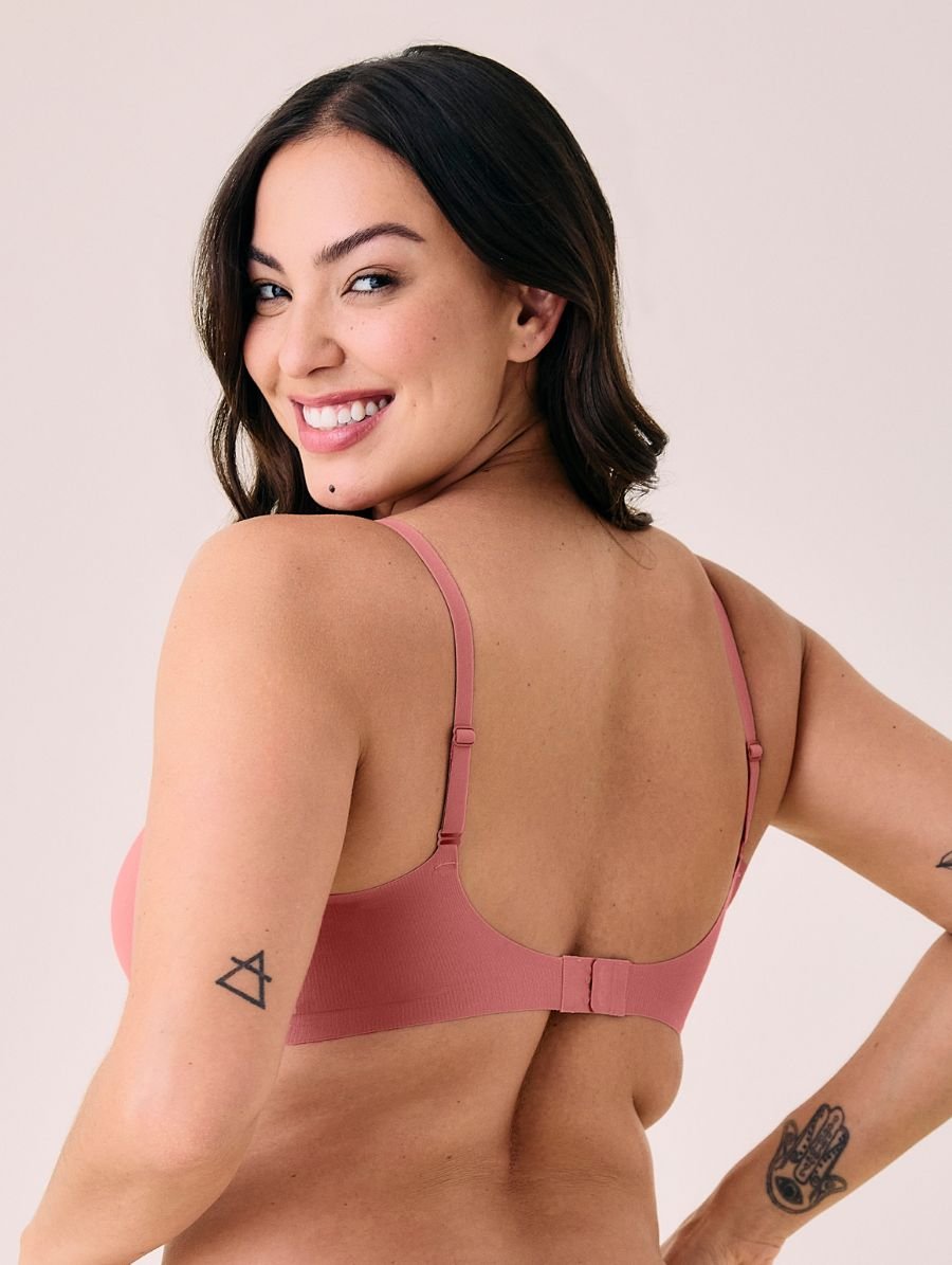 Sutiã Triângulo Com Bojo Removivel Naked Rosa Collant — foto 2
