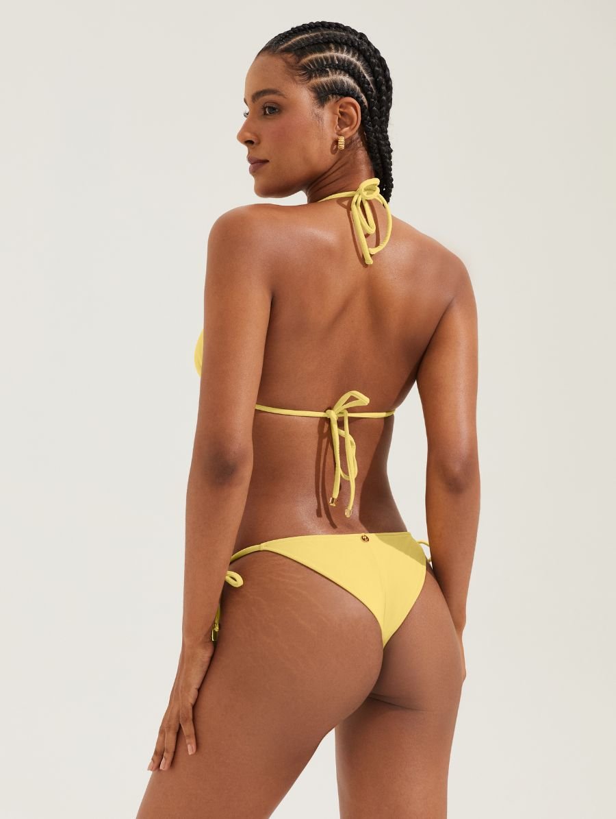 Calcinha Biquíni Lacinho Amarelo Solar — foto 2