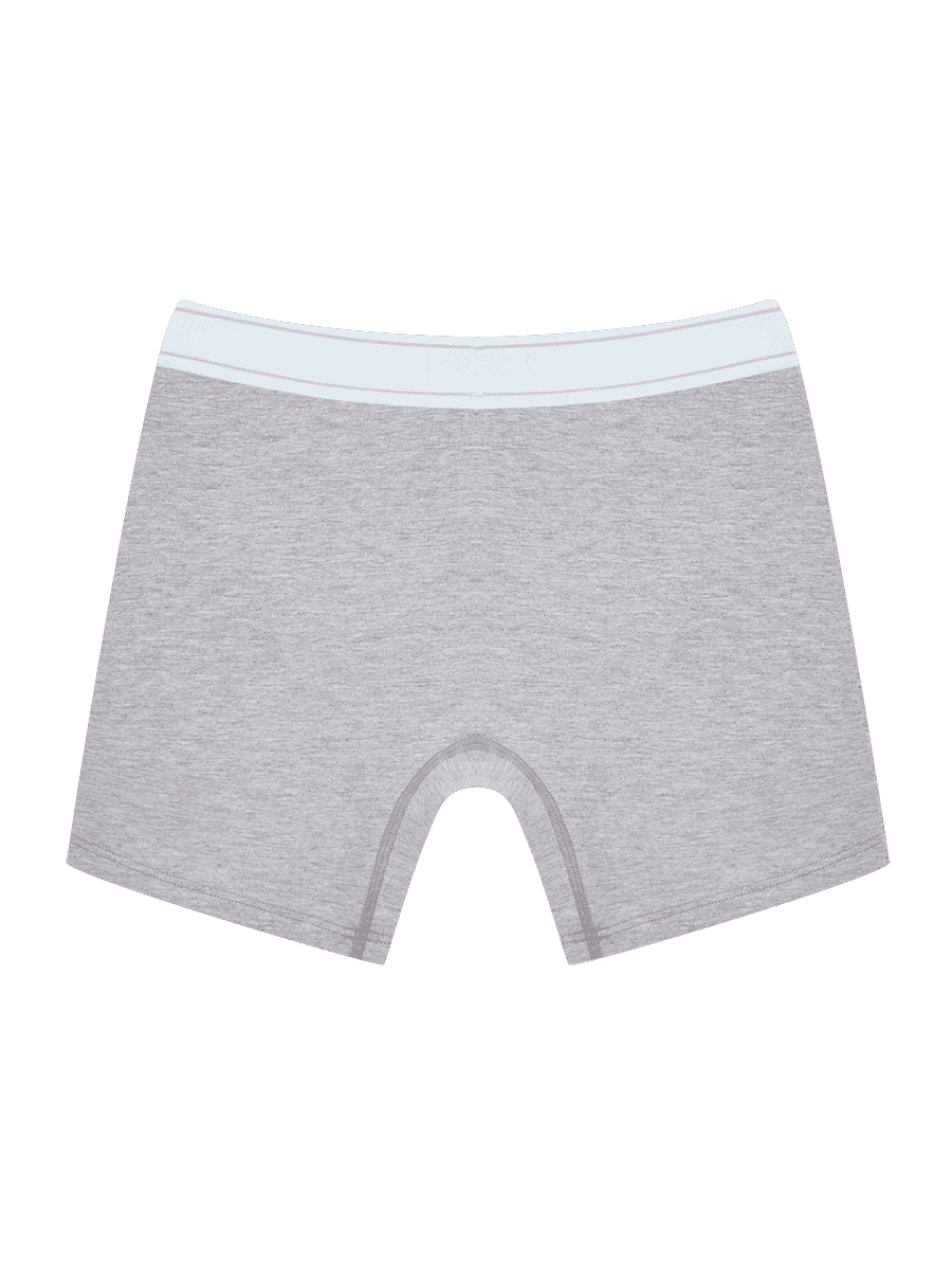 Cueca Boxer Em Algodão Cinza Mescla — foto 5