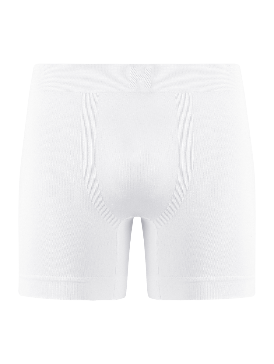 Cueca Boxer Sem Costura Em Microfibra Light Branco — foto 4