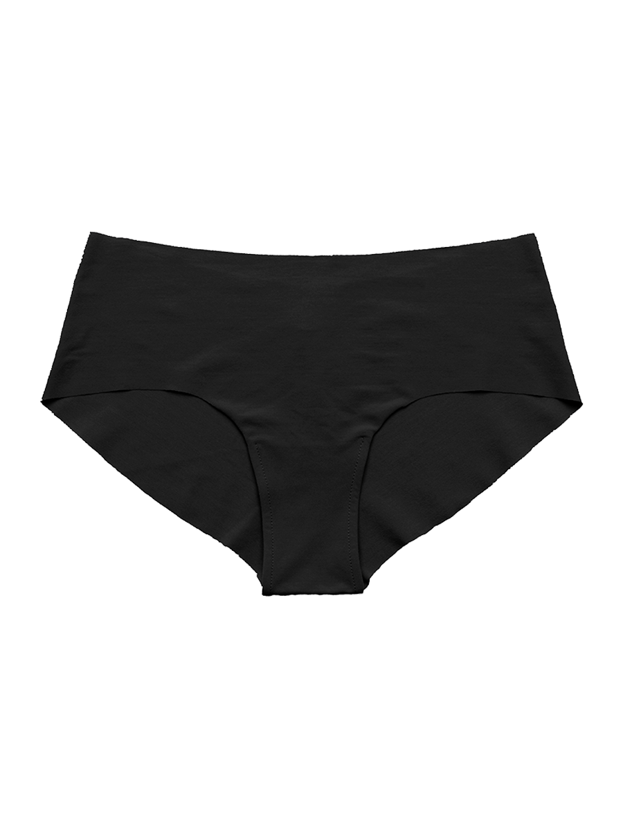Calcinha Tanga Brasileira Em Microfibra Nude Preto — foto 4