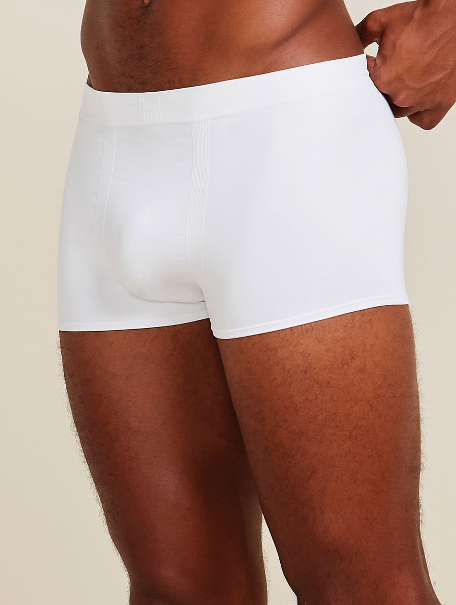 Cueca Sungão Em Microfibra Sem Costura Light Branco — foto 3
