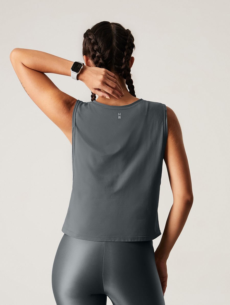 Regata Cropped Cinza Misti — foto 2