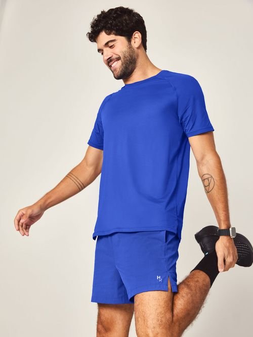 Shorts Masculino Curto Training Azul Agata